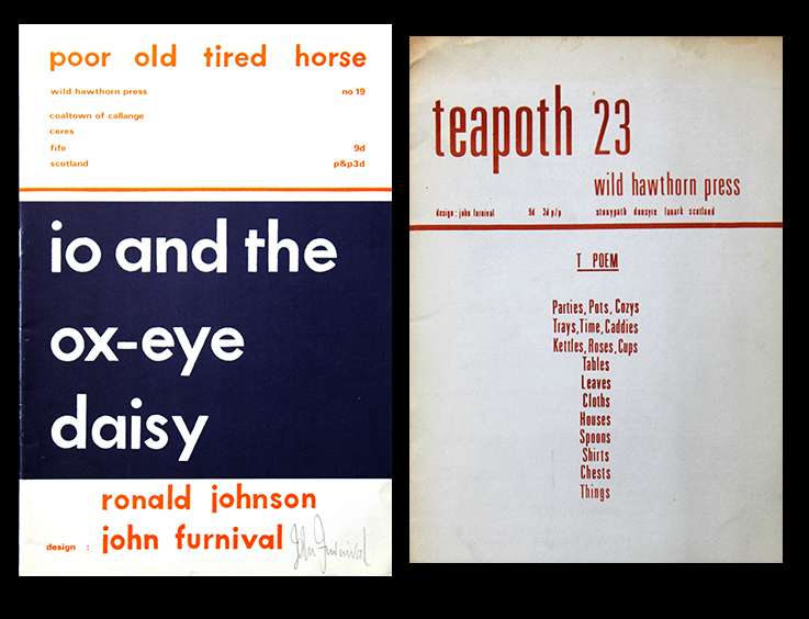 Poor.Old.Tired.Horse pamphlets designed by John Furnival