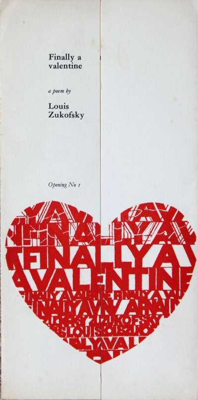 Finally a Valentine - Opening No 1 (with Louis Zukovsky)